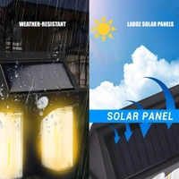 Outdoor Solar Wall Lamp – Waterproof, Eco-Friendly LED Light for Yard, Patio & Garden