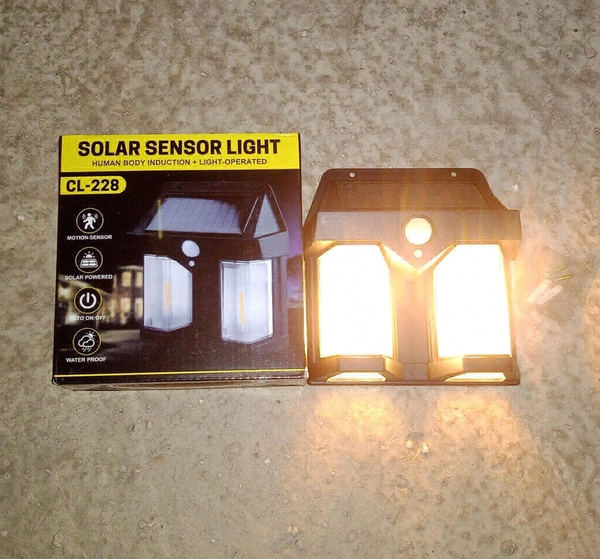 Outdoor Solar Wall Lamp – Waterproof, Eco-Friendly LED Light for Yard, Patio & Garden