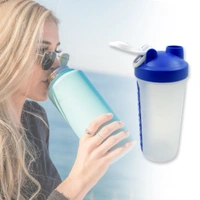 2 IN1 PILL SHAKER CUP VITAMIN HOLDER WATER BOTTLEWORKOUT SHAKER FITNESS PP BRACKET PORTABLE (600 ML)