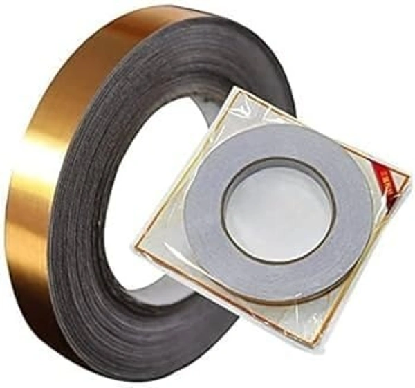 Self-Adhesive Golden Tape for Tiles & Gaps – Waterproof Decorative Sealing Strip for Home, Kitchen & Cabinets – SKVWORLD