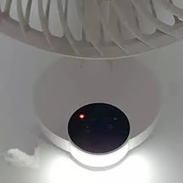 DP 7626 (Rechargeable Table Fan) 4000Mah, With Led Night Light Usb Fan