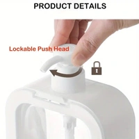 Transparent Liquid Soap Dispenser – Refillable, Multipurpose Pump Bottle for Kitchen, Bathroom & Office | SKVWORLD 