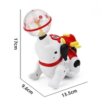 Rotating Crawling Spray Dog Car Vehicle Toy for Kids|Boys|Girls with 360° Rotation, Light & Music (Color-as per Availability), +3yrs.