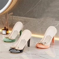  Heel Shape Soap Holder | Shoe Shape Soap Tray | Sponge Holder | Self Draining Soap Dish | For Countertop/Bathtub/Shower/Bathroom/Kitchen |