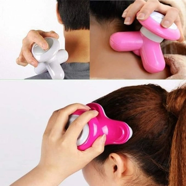 Electric Mini Full Body Massager | Portable Handheld Vibrating Massager for Pain Relief & Relaxation – SKVWORLD