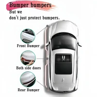 SKVWORLD Car Bumper Corner Protector – Trendy, Flexible & Shock-Absorbing Guard with Strong Adhesive for Ultimate Scratch & Dent Protection!