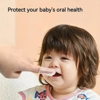 Ultra-Soft Baby Finger Toothbrush – BPA-Free Silicone Gum Massager & Teething Relief for Newborns & Toddlers | SKVWORLD