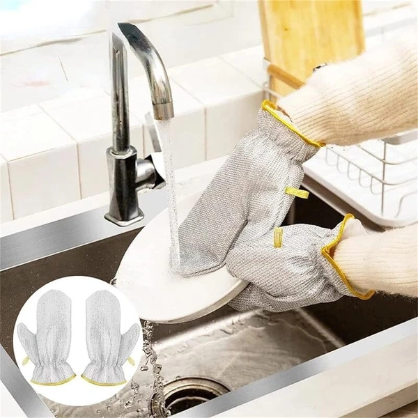 Wire Dishwashing Gloves – Durable & Reusable Waterproof Cleaning Gloves for Kitchen | Perfect for Washing Dishes, Scrubbing Pots & Household Cleaning – SKVWORLD