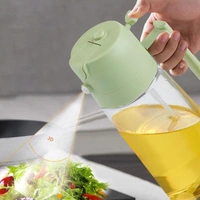 2-in-1 Oil Dispenser & Mist Spray Bottle | 500ml Leakproof Glass Oil Sprayer for Cooking, Baking, Air Fryer, Salad, Frying, Vinegar & More