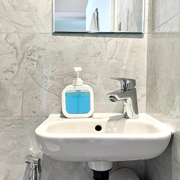 Transparent Liquid Soap Dispenser – Refillable, Multipurpose Pump Bottle for Kitchen, Bathroom & Office | SKVWORLD 