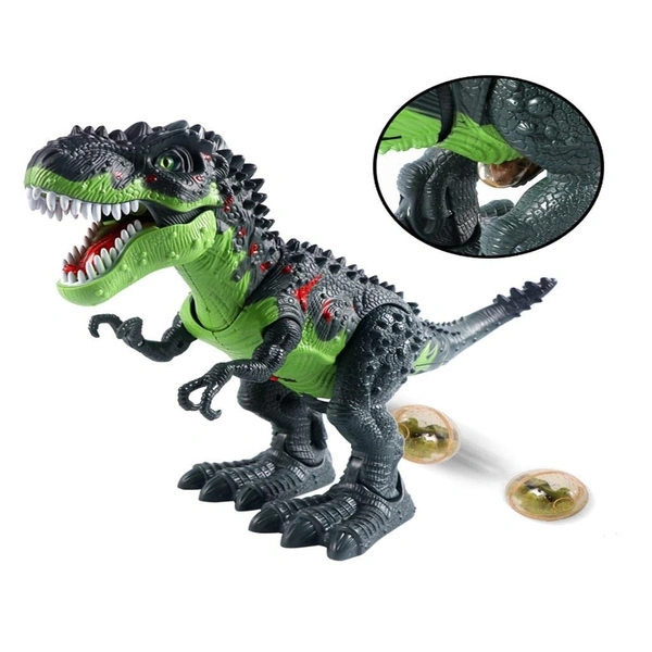 Multi-Function Electronic Walking Dinosaur Toy – Roaring, Mist Spraying & Egg Laying