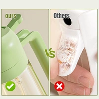 2-in-1 Oil Dispenser & Mist Spray Bottle | 500ml Leakproof Glass Oil Sprayer for Cooking, Baking, Air Fryer, Salad, Frying, Vinegar & More