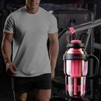 1300ml Water Bottle with Straw & Filter | Insulated, Leak-Proof & BPA-Free | Ideal for Gym, Office & Outdoors
