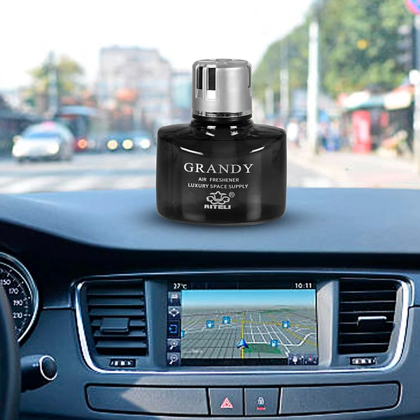 Long-Lasting Car Air Freshener | Essential Oil Infused Auto Perfume | Odor Eliminator for Car, Home & Office | Luxury Scented Dashboard & Vent Freshener