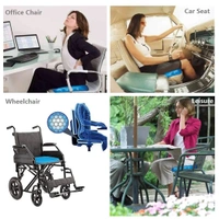 Egg Gel Seat Cushion | Breathable Gel Chair Pad | Pressure Relief for Home, Office, Car & Wheelchair