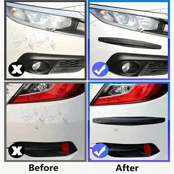 SKVWORLD Car Bumper Corner Protector – Trendy, Flexible & Shock-Absorbing Guard with Strong Adhesive for Ultimate Scratch & Dent Protection!