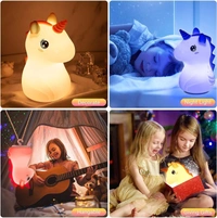 Unicorn Night Light for Kids – Cute & Colorful Bedside Lamp with Touch Sensor & USB Charging – SKV WORLD