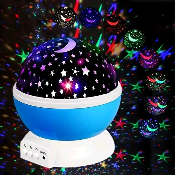  Star Master Dream Rotating Projection Lamp – Colorful LED Night Light with USB | Turn Any Room into a Starry Sky | Perfect Night Bulb for Kids & Adults | SKVWORLD