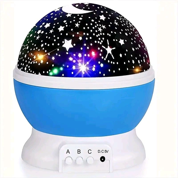  Star Master Dream Rotating Projection Lamp – Colorful LED Night Light with USB | Turn Any Room into a Starry Sky | Perfect Night Bulb for Kids & Adults | SKVWORLD