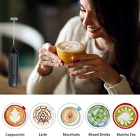 Kedar Handheld Electric Milk Frother – Stainless Steel Whisk, USB Rechargeable, for Coffee & Hot Chocolate