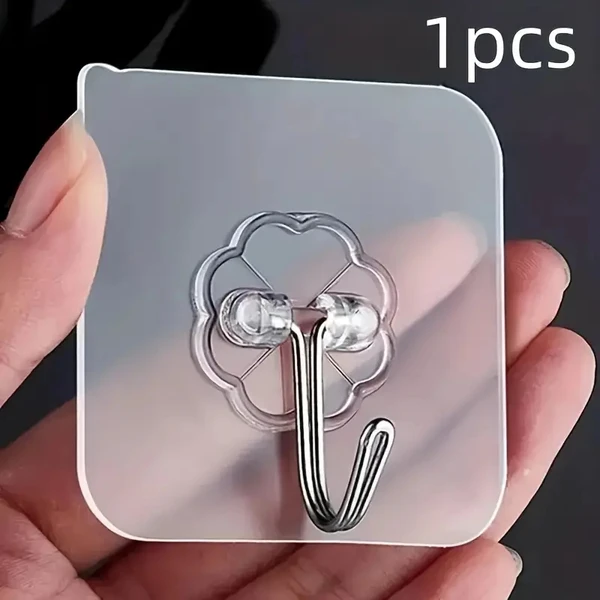 MULTIPURPOSE STRONG SMALL STAINLESS STEEL ADHESIVE WALL HOOKS