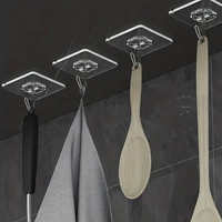 SKVWORLD Multipurpose Strong Stainless Steel Adhesive Wall Hooks – Small, Durable & Rust-Resistant