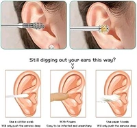 6-IN-1 EAR WAX CLEANER- RESUABLE EAR CLEANING TOOLS LEATHER POUCH