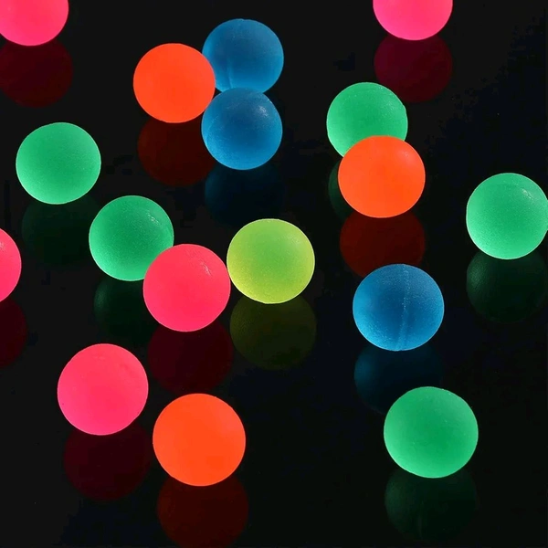 Mini Neon Bouncy Balls Colorful
