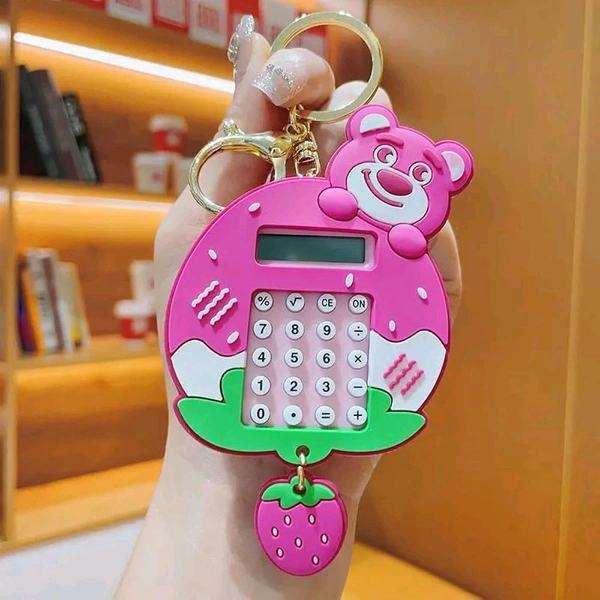 Calculator With Mini Game Keychain || Cartoon Keychain For Boys & Girls || Keyring With Pendant For Bags & Keys