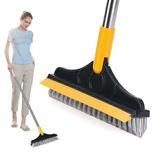 2 In 1 Scrubbing Brush With Long Handle
