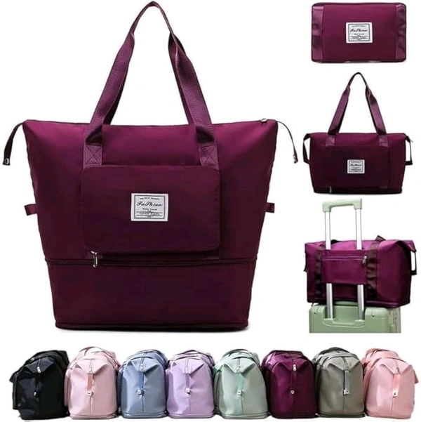 Expandable Travel Bags for Women, Duffle Bags for Women Luggage, Foldable Vanity Traveling Waterproof Hand Bag for Ladies Personal Items