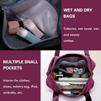 Expandable Travel Bags for Women, Duffle Bags for Women Luggage, Foldable Vanity Traveling Waterproof Hand Bag for Ladies Personal Items