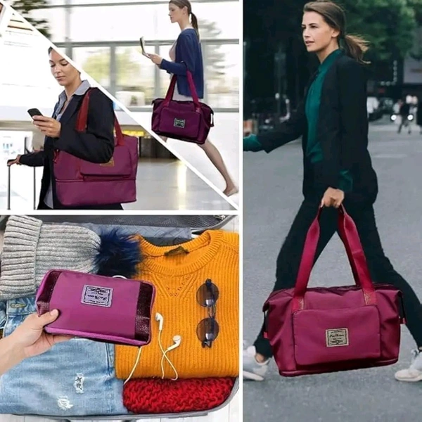 Expandable Travel Bags for Women, Duffle Bags for Women Luggage, Foldable Vanity Traveling Waterproof Hand Bag for Ladies Personal Items