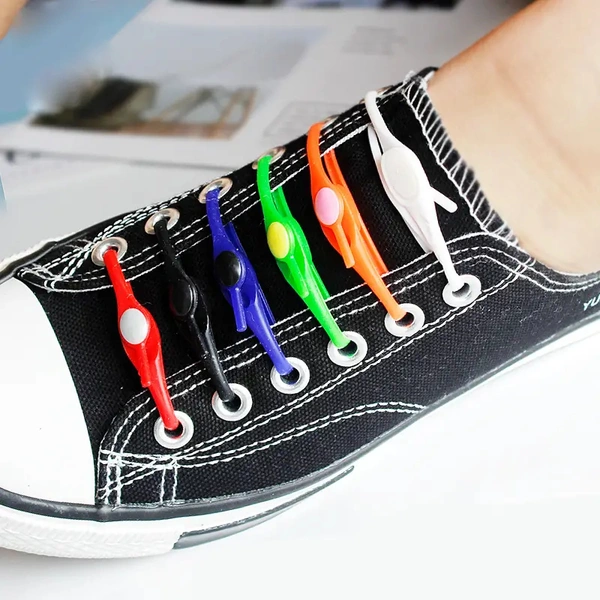Silicon Shoe Lace(Set Of 12)