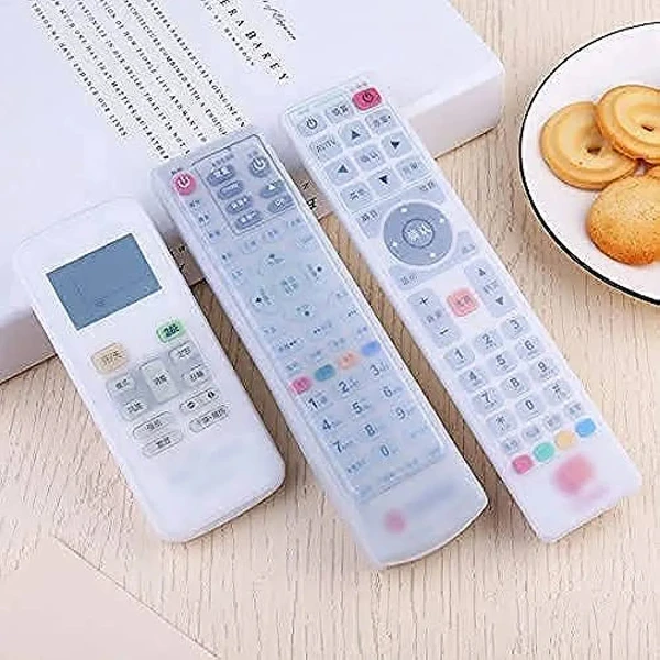 Silicon Tv And Ac Remote Cover 3 Pcs