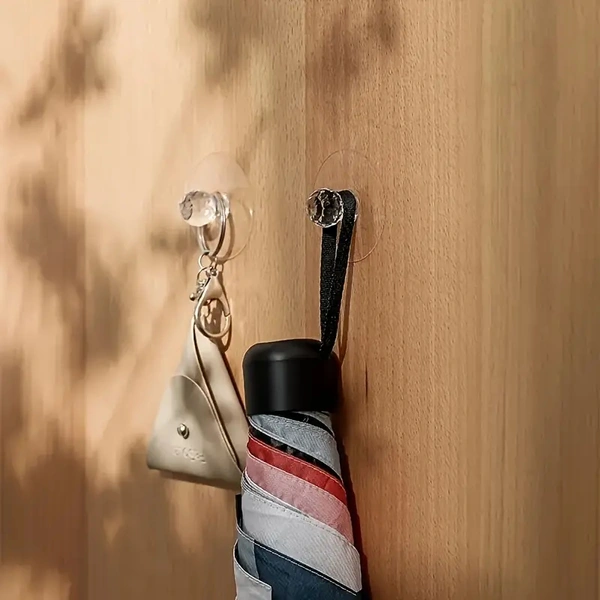 SKVWORLD Crystal Door Hook Sticker – Stylish & Strong Adhesive Wall Hook for Home & Office