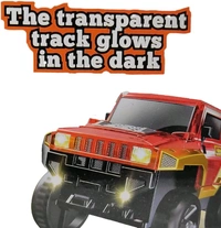 Luminous Rail Car Track Bend Flex and Glow tracks-85 Pieces,Plastic Magic 10 feet Long Flexible Tracks car Play Set for Kids (Multi Color)
