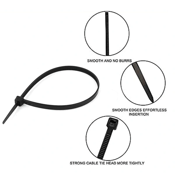 6INCH NYLON SELF LOCKING CABLE TIES(100piece)