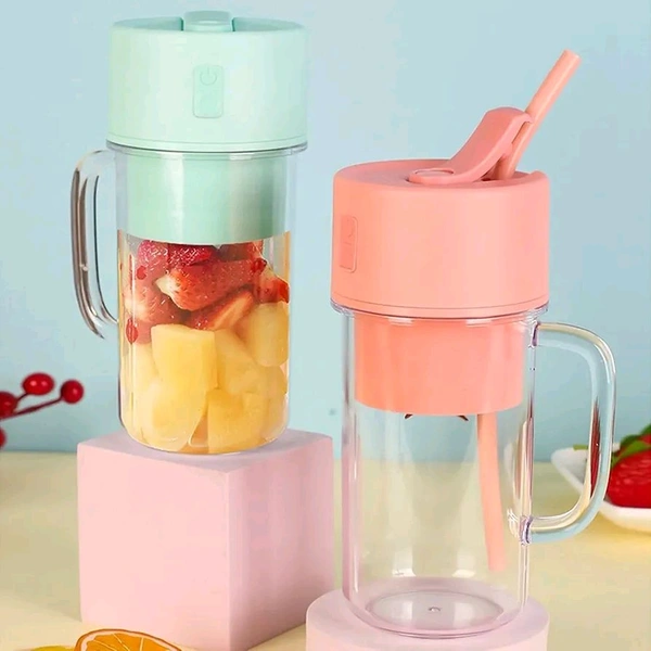 Portable Rechargeable Juicer Blender – 380ml Smoothie Maker with Powerful Motor, Multi-Purpose Function & Auto Shut-Off for Home, Office & Travel