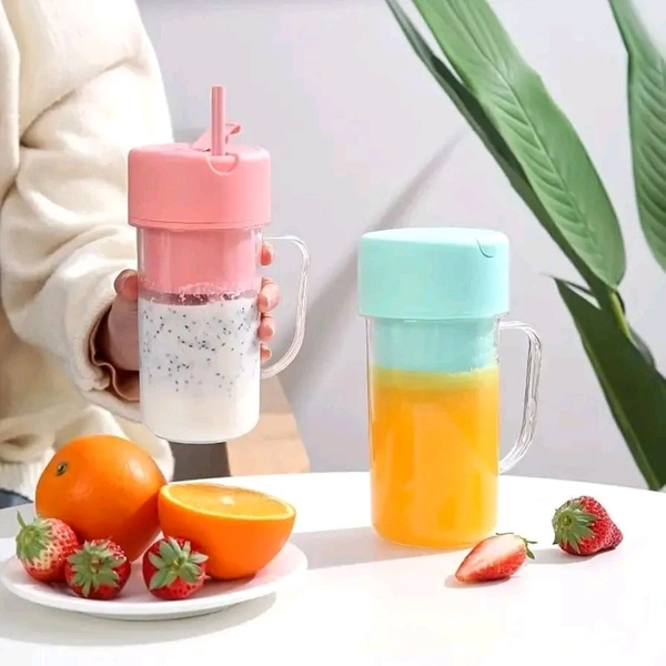 Portable Rechargeable Juicer Blender – 380ml Smoothie Maker with Powerful Motor, Multi-Purpose Function & Auto Shut-Off for Home, Office & Travel