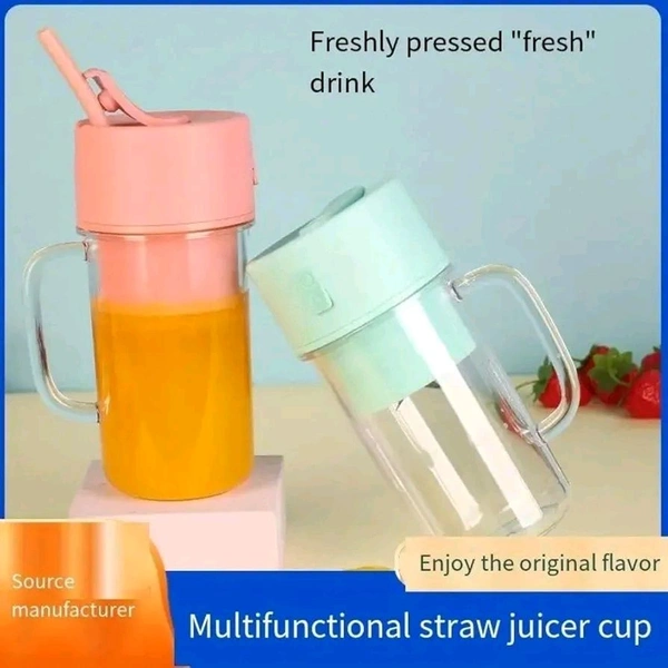 Portable Rechargeable Juicer Blender – 380ml Smoothie Maker with Powerful Motor, Multi-Purpose Function & Auto Shut-Off for Home, Office & Travel