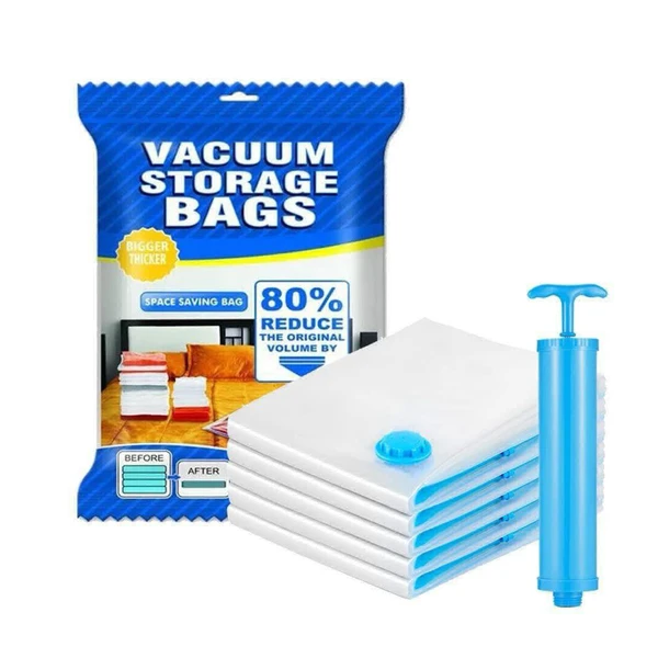 Vacuum Storage Compression Bag, Practical Space Saving Bag, Can Be Stored Clothes Quilt Blanket, Perfect For Travel