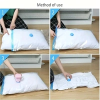 Vacuum Storage Bags – 5-Pack with Suction Pump, Durable, Water-Resistant Compression Bags for Clothes, Bedding, Travel & Home Organization