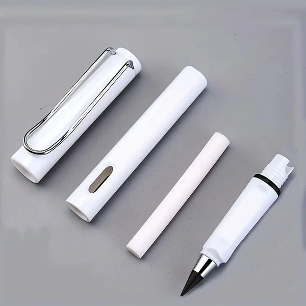Infinity Pencil with Eraser, Inkless Magic Pencils, Portable Reusable Erasable Writing Pencil (MultiColor)