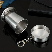 Stainless Steel Insulated Travel Mug – Compact, Foldable, Lightweight & Durable for Hot & Cold Beverages, Perfect for Camping, Hiking & Road Trips