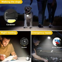 Rechargeable Keychain Flashlight – Mini LED Light with 4 Modes, Magnetic Base, Folding Bracket & Bottle Opener | Compact, Portable & Versatile for Camping, Emergency & Everyday Carry – SKVWORLD