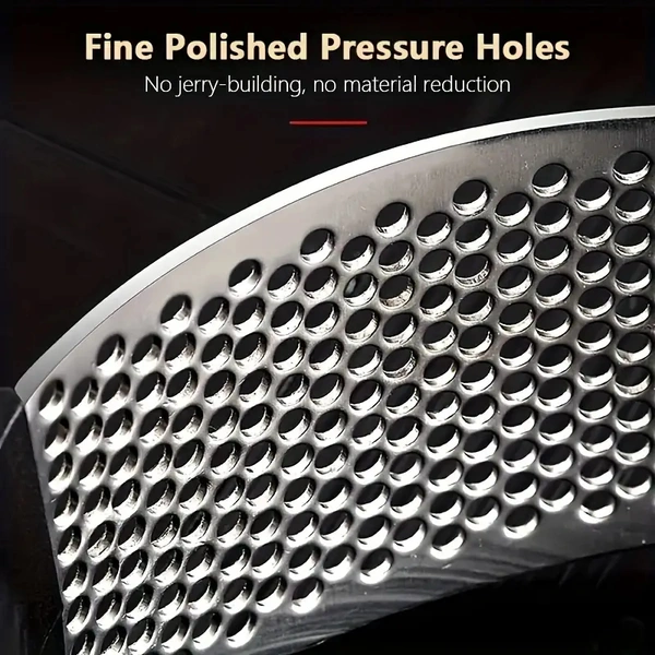 STAINLESS STEEL GARLIC PRESSER 
