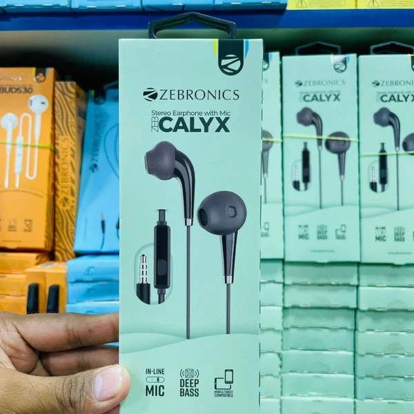 ZEBRONICS Stereo Earphone with Mic CALYX