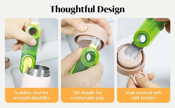 3 in 1 Bottle brush Gap Cleaner