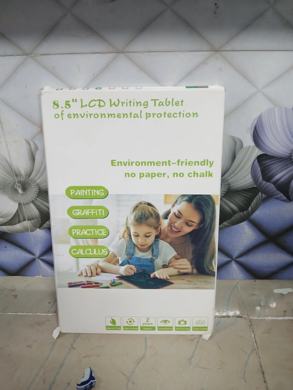 SKVWORLD 8.5" LCD Writing Tablet – Portable, Eco-Friendly & Erasable Digital Notepad for Kids & Adults, Ideal for Drawing, Note-Taking & Office Use! ✍️📖